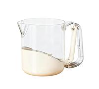 Coquetier à battre les œufs - Outil de cuisson pressé à la main - Agitateur à œufs avec échelle - Pour lait en poudre, marinades, pâte à gâteau, jus, sauces, nouilles, pâte à modeler