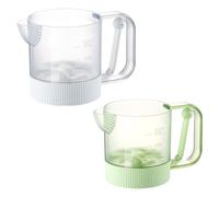 Coquetier à œufs - Batteur d'œuf semi-automatique à main - Cuisson - Récipient de mixage alimentaire pour cuisine, pâtisserie, restaurant, réunion, salle à manger, café - Durable et facile à utiliser