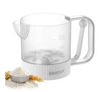 Coquetier À Œufs - Mélangeur À Œufs Manuel Semi-automatique | Récipient Mélangeur Alimentaire, Récipient À Fouetter La Crème Pour La Cuisine, La Cuisson, Le Café, Le Restaurant, La Maison, La Salle À