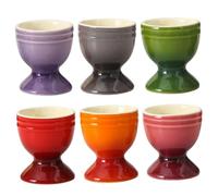 Coquetier, coquetiers en céramique 6 PCS organisateur de rangement de Pâques antidérapant pour œufs à la coque, petit déjeuner, brunch, fête 2, 6x0, 8 pouces CUISINE.