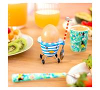 Coquetier design bleu