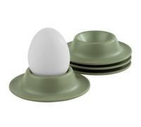 Coquetier EGGY, en mélamine, set de 4, vert