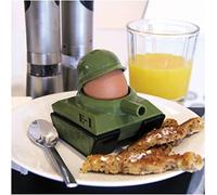 Coquetier en forme de char Egg-Splode Paladone en plastique pour pain grillé, militaire, maison, boisson chaude et froide, jetable, toutes les occasions, 1 unité