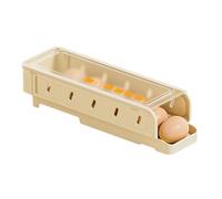 Coquetier - Étagère à roulettes automatique | Empilable | Rangement peu encombrant pour armoire de cuisine, rails coulissants, base ferme, grande capacité