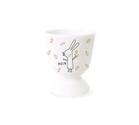 Coquetier graphique en porcelaine avec 100% or véritable - Moin