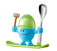 Coquetier Mc Egg avec cuillère bleu WMF