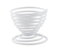 Coquetier - POINT VIRGULE - 5 cm - Blanc - Acier époxy - Nettoyage facile au lave-vaisselle