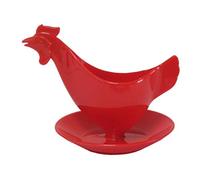 Coquetier « Poulet » rouge - Le coquetier culte - Sonja-PLASTIC - Fabriqué en Allemagne