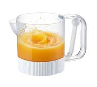 Coquetier pour mélanger les œufs - Fouet à presse manuel semi-automatique 18,5 x 11,5 x 10,6 cm, récipient pour mélangeur alimentaire en ABS, outil de cuisson de cuisine avec balance | Accueil Rassemb