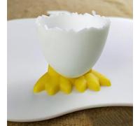 Coquetier pour petit déjeuner - Pieds de poulet - Support pour œufs durs - Pour - Convient pour les fours à micro-ondes, les fours et les stérilisateurs - 5,5 x 4,5 x 4,5 cm