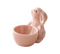 Coquetier pour petit déjeuner, ustensiles de cuisine, centre de table, présentoir à œufs de lapin, rose, 8,5 x 5 x 7 cm