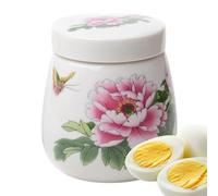 Coquetiers à œufs - 220 ml de style rétro - Boiler à œufs en céramique durable, récipient décoratif avec couvercle - Collection de vaisselle intemporelle | Pour petit déjeuner, cuisine, salle à manger