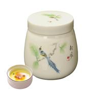 Coquetiers à œufs en céramique vintage Capacité 220 ml | Pocheuse à œufs simple ou double pour maison, cuisine, appartement, camping, voyage, petit déjeuner, brunch, dîner