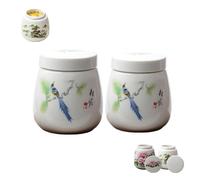 Coquetiers coquetiers cocottés avec couvercles, cuiseur à œufs à la coque vintage en céramique souple, 220 ml en porcelaine avec couvercle, ensemble de machine à œufs cuits à la vapeur pour petit