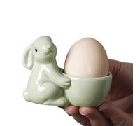 Coquetiers En Porcelaine,Coquetiers Pour Oeufs à La Coque,Présentoir à œufs en porcelaine de lapin en céramique - Coquetier en statue de lapin, mignon et simple pour les gadgets de cuisine, la décorat