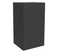 Coquette ALLIANCE 300 réversible 1 porte fond réduit BLACK VELVET 300x540x250mm - SALGAR 97004