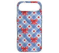 Coquette américaine Rouge Blanc Bleu étoiles et nœuds 4 Juillet Coque pour iPhone Air