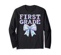 Coquette Bow 1ère année Enseignant Femmes Enfants Preppy First Grade Manche Longue