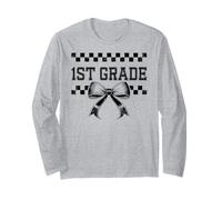 Coquette Bow 1ère année First Preppy Kids First Day of School Manche Longue