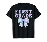 Coquette Bow 1ère année Preppy First Day of First Grade Girl T-Shirt