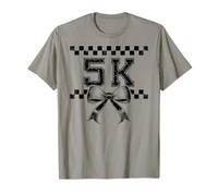 Coquette Bow 5K Preppy Kid Pre K 5 Girl 5K 1er Jour d'école T-Shirt