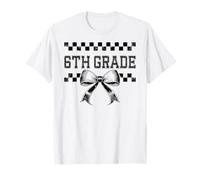 Coquette Bow 6e année sixième rentrée Scolaire Fille Enfant T-Shirt