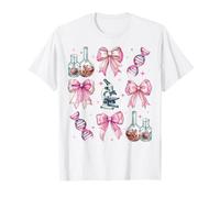 Coquette Bow Biologie moléculaire ADN Gènes Biologie cellulaire Fille T-Shirt
