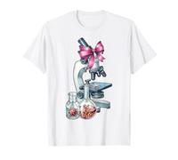 Coquette Bow Biologie moléculaire ADN Gènes Biologie cellulaire Fille T-Shirt