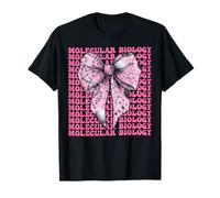 Coquette Bow Biologie moléculaire ADN Gènes Fille Maman Maman T-Shirt