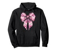 Coquette Bow Bubble Tea Boba Milk Tea Motif Fille Rose Sweat à Capuche