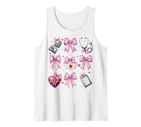 Coquette Bow Cardiologie Infirmière CVICU ICU CICU Cardiologie Soins infirmiers Débardeur