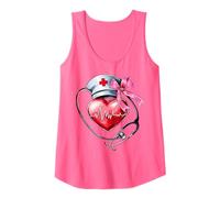 Coquette Bow Cardiologie Infirmière CVICU ICU CICU Cardiologie Soins infirmiers Débardeur