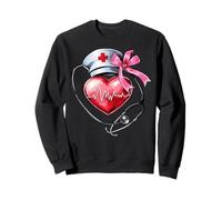 Coquette Bow Cardiologie Infirmière CVICU ICU CICU Cardiologie Soins infirmiers Sweatshirt