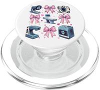 Coquette Bow Ct Radiographe Radiographie Rad Tech X-Ray Girl PopSockets PopGrip pour MagSafe