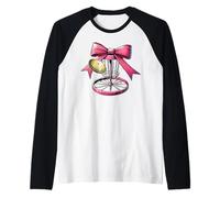 Coquette Bow Disc Golf Golfeur Panier de Golfeur Fille Maman Manche Raglan