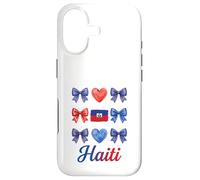 Coquette Bow Drapeau Haïtien Haïti Mignon Filles Coque pour iPhone 17