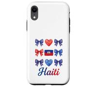 Coquette Bow Drapeau Haïtien Haïti Mignon Filles Coque pour iPhone XR