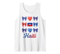 Coquette Bow Drapeau Haïtien Haïti Mignon Filles Débardeur
