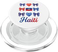 Coquette Bow Drapeau Haïtien Haïti Mignon Filles PopSockets PopGrip pour MagSafe