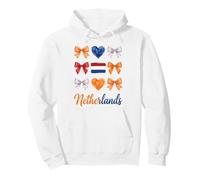 Coquette Bow Drapeau Néerlandais Pays-Bas Hollande Cute Girls Sweat à Capuche