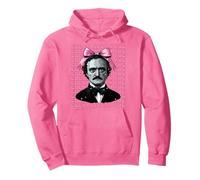 Coquette Bow Edgar Allan Poe Girl Mom Littérature Rose Sweat à Capuche