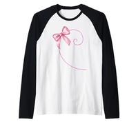 Coquette Bow Fibonacci Golden Ratio Sacred Geometry Girl Manche Raglan