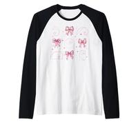 Coquette Bow Fibonacci Golden Ratio Sacred Geometry Girl Manche Raglan