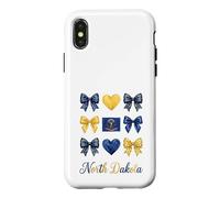 Coquette Bow Girls du Dakota du Nord Coque pour iPhone X/XS