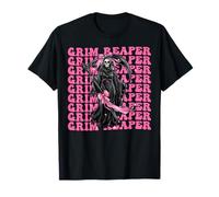 Coquette Bow Grim Reaper The Death Girl Mom Fête des Mères T-Shirt