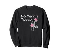 Coquette Bow Humour No Tennis Today Girly Vibes Femmes Sweatshirt