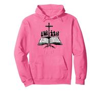 Coquette Bow Jeune Pasteur Prédicateur Bible Croix Fille Maman Sweat à Capuche
