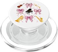 Coquette Bow Musique Classique Musique Classique Fille Maman Jazz PopSockets PopGrip pour MagSafe