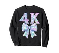 Coquette Bow Preppy 4K Girly Girl Kid 1er Jour de pré-Maternelle 4 PK4 Sweatshirt