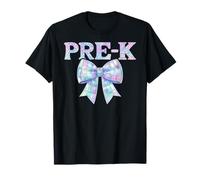 Coquette Bow Preppy I'm Ready for Pre K 1st Day of PreK Girl T-Shirt
